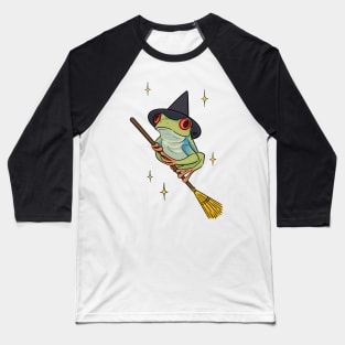 Frog Witch Baseball T-Shirt